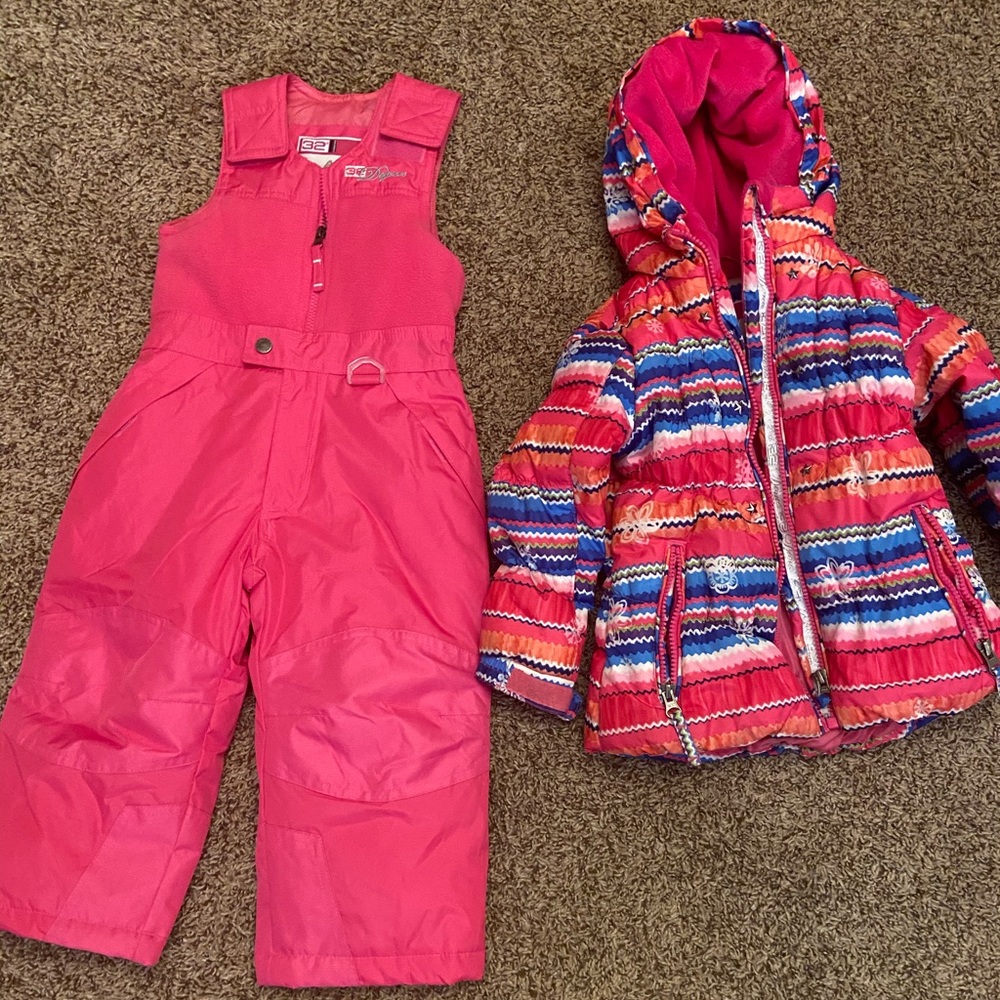 Snowsuit and coat